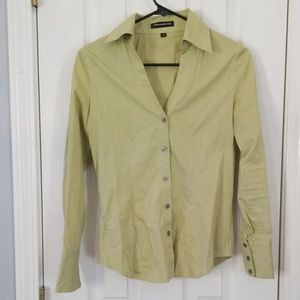 Green long sleeved button down